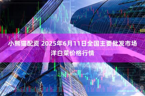 小熊猫配资 2025年6月11日全国主要批发市场洋白菜价格行情