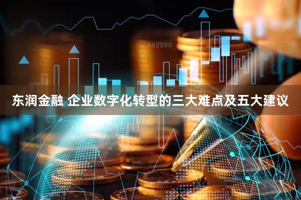 东润金融 企业数字化转型的三大难点及五大建议