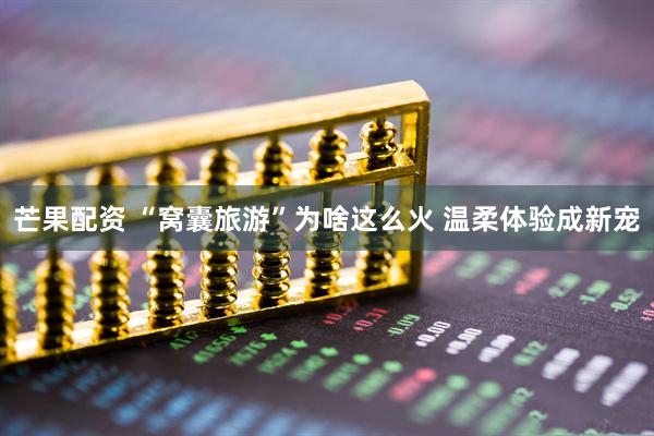 芒果配资 “窝囊旅游”为啥这么火 温柔体验成新宠