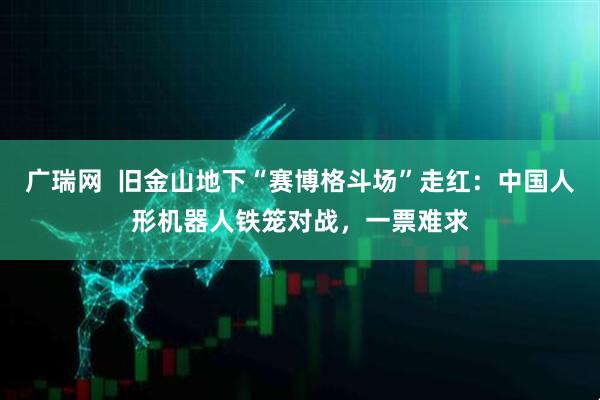 广瑞网  旧金山地下“赛博格斗场”走红：中国人形机器人铁笼对战，一票难求