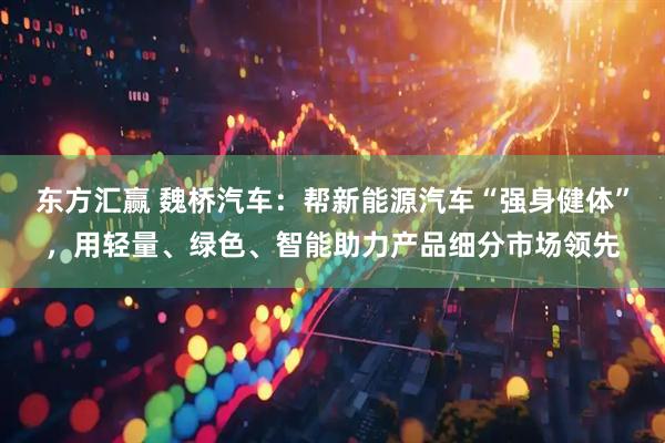 东方汇赢 魏桥汽车：帮新能源汽车“强身健体”，用轻量、绿色、智能助力产品细分市场领先